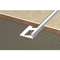 Arrêt cornière 8 blanc 8mm 2,5m