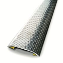 Barre de seuil décoratif adhésif inox vagues L.83 x L.3,7 cm - 3M