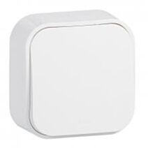 Poussoir saillie Profil Eco Blanc