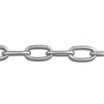 Chaine forcat soude acier zingué ∅ 3 (vendu au mètre) - CHAPUIS