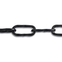 Chaîne lustrerie Acier torsadé noir 10kg Ø2,2mm