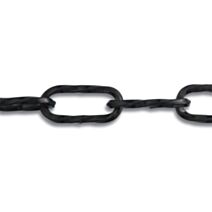 Chaîne lustrerie Acier torsadé noir 10kg Ø2,2mm
