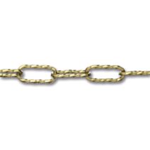 Chaine lustre figaro d2.2 laiton