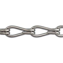 Chaîne double torsion Acier nickelé 5kg Ø1,6mm