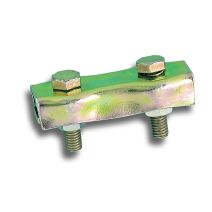 2serre-câble plat 2boulon acier zingué Pour câble Ø2mm