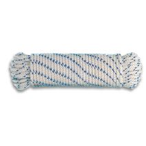 Corde polypropylène tressée 360 kg ∅ 6 mm L.10 m blanc/bleu - CHAPUIS
