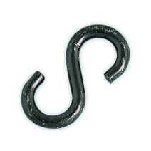 4 esses égale acier zingué noir Ø 3mm Ouverture 4mm