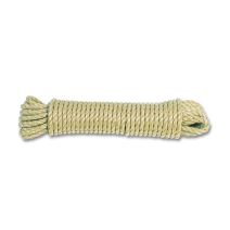 Corde torsadée beige 6 mm longueur 10 mètres - CHAPUIS