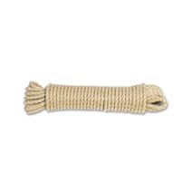 Corde torsadée beige 6 mm longueur 10 mètres - CHAPUIS