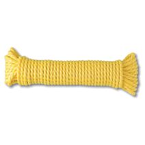 Corde polypropylène torsadée jaune 1 T ø 8 mm L.7.5 m - CHAPUIS
