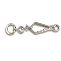 Porte-mousqueton "pince" à touret