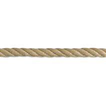 Corde polypro torsadée 612kg Ø 6mm Beige