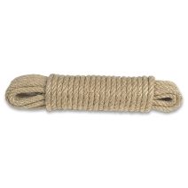 Corde torsadée chanvre 8mm Longueur 10 mètres- CHAPUIS