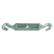 Tendeur 2 crochets acier zingué 130kg Pour câble Ø8mm