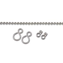 Chaine non soudée boule en laiton (vendu au mètre) - CHAPUIS