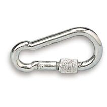 Porte-mousqueton "pompier" à vis