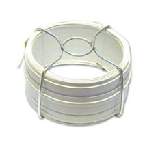 Fil plastifié blanc ∅ 0,8 mm L.75 m - CHAPUIS