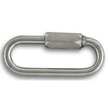 20 maillons jonction acier zingué 280kg pour chaîne D.5mm