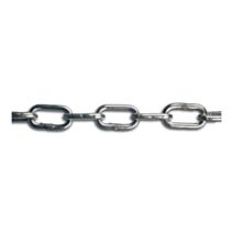 Chaîne soudée maille courte - Acier inoxydable - Charge de travail indicative 225 kg - Diamètre 6 mm - Bobine de 25 m
