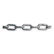 Chaîne soudée maille courte - Acier inoxydable - Charge de travail indicative 400 kg - Diamètre 8 mm - Bobine de 12 m