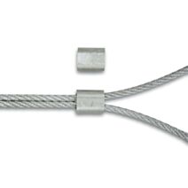 10 manchons aluminium pour câble  ø 5mm - CHAPUIS 