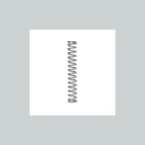 2 ressorts compression acier galva D.fil 2,2mm L.150mm