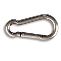 Porte-mousqueton "pompier" acier inoxydable - CHAPUIS