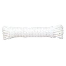 Cordage câblé polypropylène blanc Ø 6mm L. 10 m résistance 4