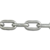 Chaîne soudé maille courte acier zingué 100kg Ø4mm (vendu au mètre) - CHAPUIS