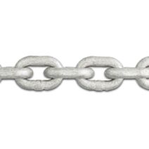 Chaîne soudée acier galvanisé à chaud Ø 6mm résistance 350kg (vendu au mètre) - CHAPUIS