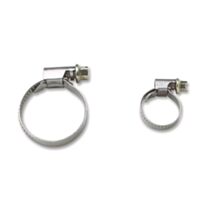 2 collier serrage Inox+acier zingué Ø8-12mm Larg7,5mm