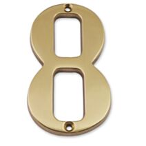 Chiffre laiton massif 8 hauteur 97mm