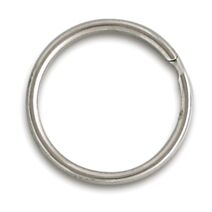 4 anneaux brisés acier nickelé ø int. 22mm