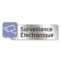 Plaquette indicatrice "surveillance électronique" - CHAPUIS