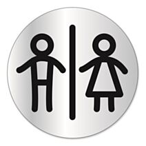 Disque indicateur "toilettes mixtes" - CHAPUIS