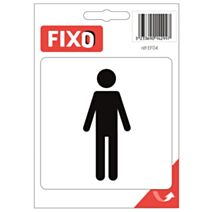 Panneau autocollant "hommes" - CHAPUIS