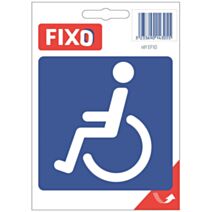 Panneau autocollant "toilettes handicapé" - CHAPUIS