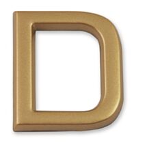 Lettre dorée adhésive "d" - CHAPUIS
