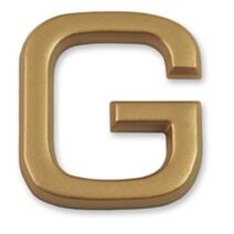 Lettre dorée adhésive "g" - CHAPUIS
