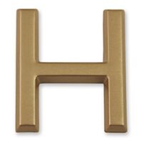 Lettre dorée adhésive "h" - CHAPUIS