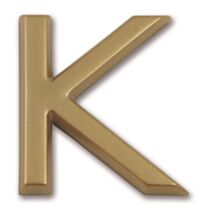 Lettre dorée adhésive "k" - CHAPUIS