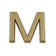 Lettre dorée adhésive "m" - CHAPUIS