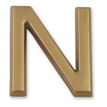 Lettre dorée adhésive "n" - CHAPUIS