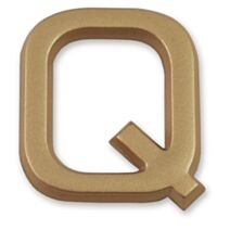 Lettre dorée adhésive "q" - CHAPUIS
