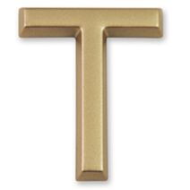 Lettre dorée adhésive "t" - CHAPUIS