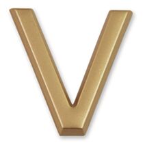 Lettre dorée adhésive "v" - CHAPUIS