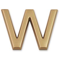 Lettre dorée adhésive "w" - CHAPUIS