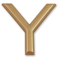 Lettre dorée adhésive "y" - CHAPUIS