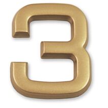 Chiffre doré adhésif "3" - CHAPUIS