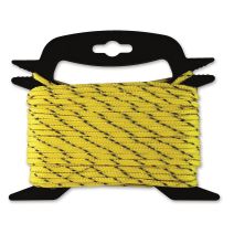 Corde polypropylène réfléchissante 4,8 mm - Longueur 15 m - Jaune
